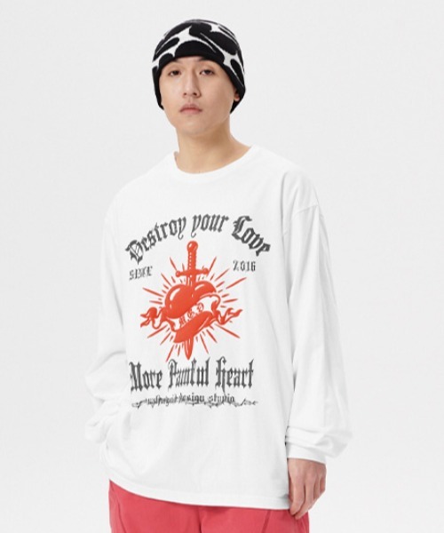 【mahagrid】23FW★ HUMAN BEING LS TEE mahagrid/マハグリッド』HYBRID LAYERED LS TEE/レイヤード