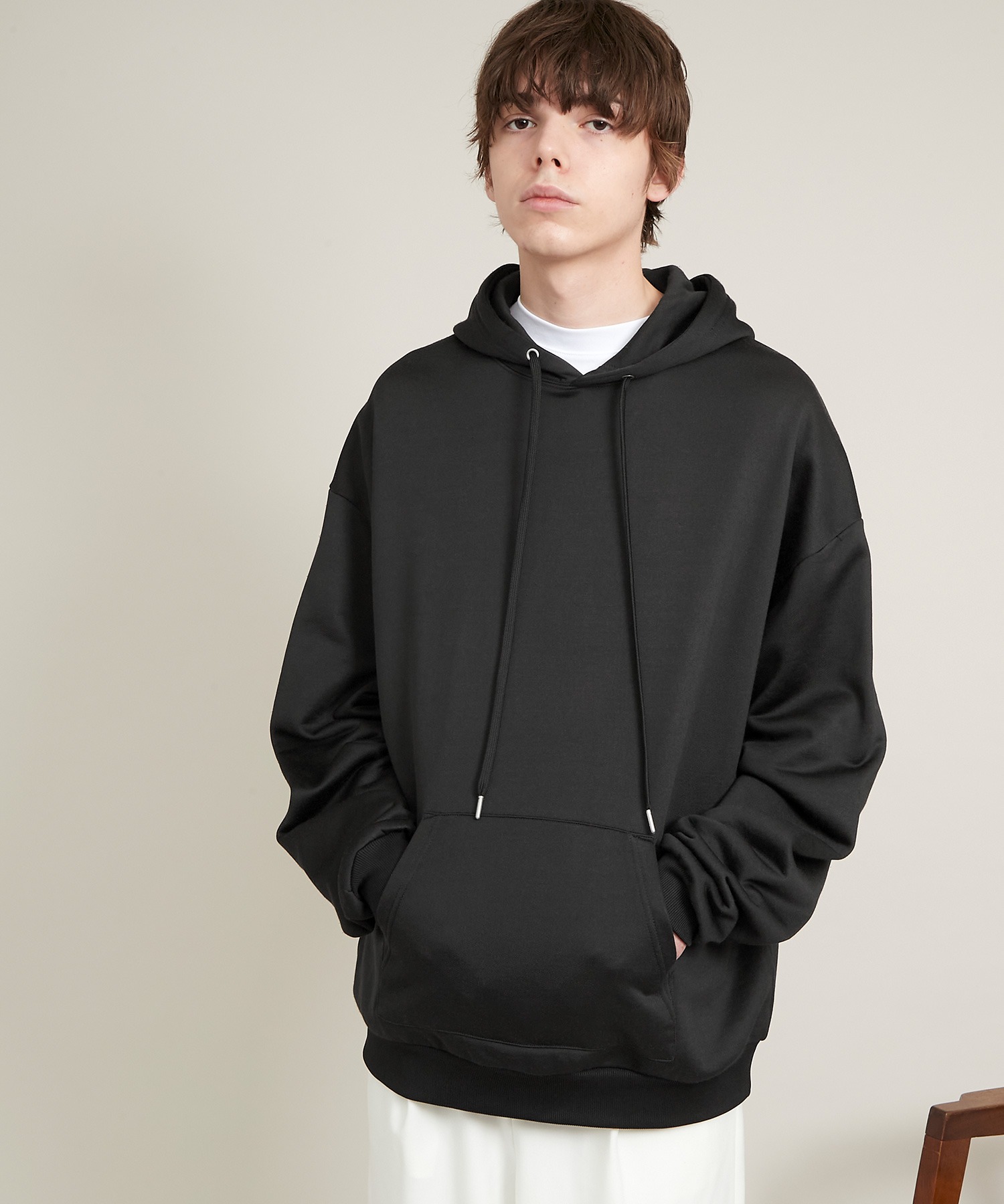 ビッグシルエット クオリティーブライト裏毛 プルオーバーパーカー/EMMA CLOTHES EMMA CLOTHES│EMMA CLOTHES [エマクローズ]  公式オンラインストア