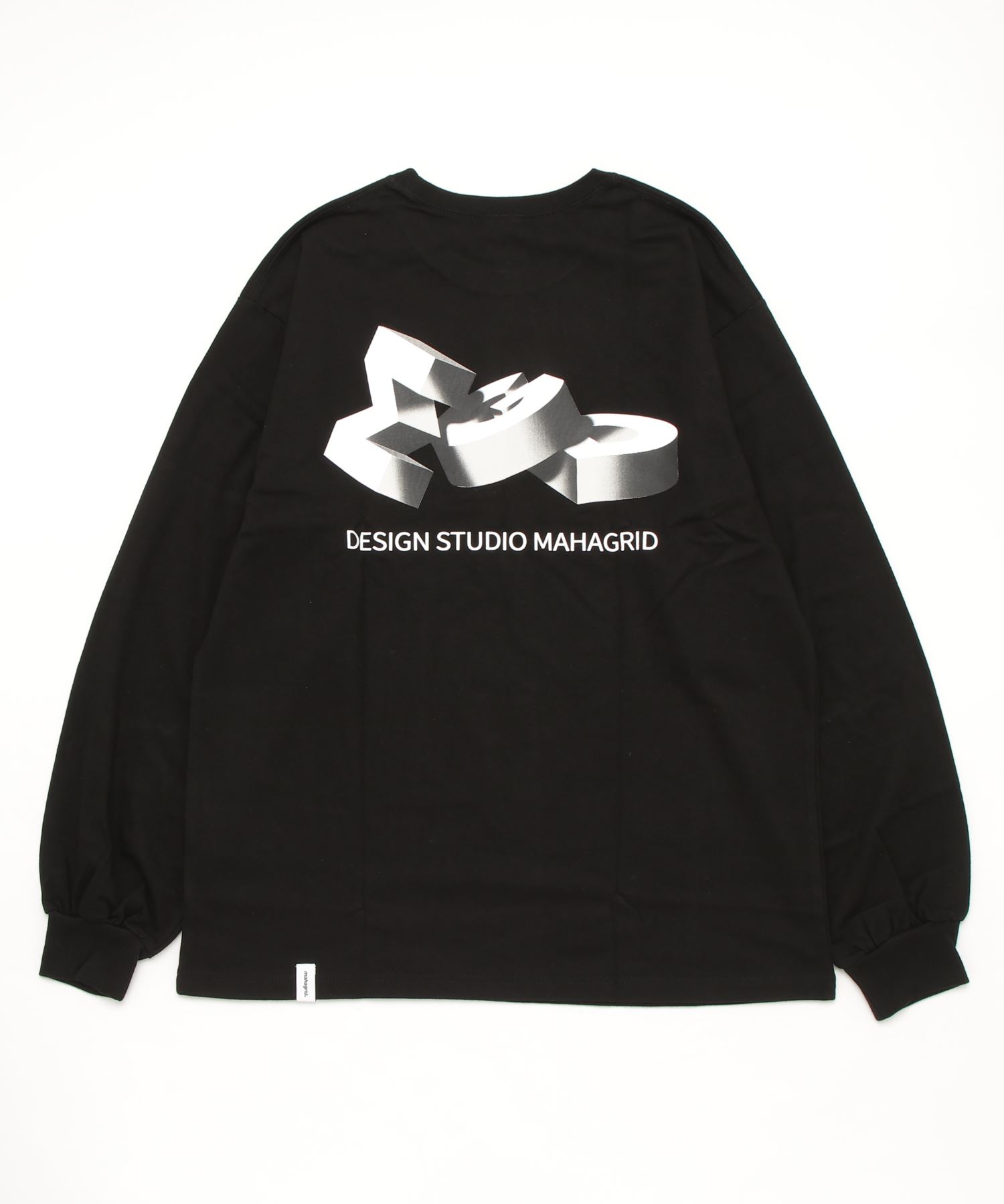 mahagrid/マハグリッド』MGD BLOCK LS TEE/ブランドブロックロゴ
