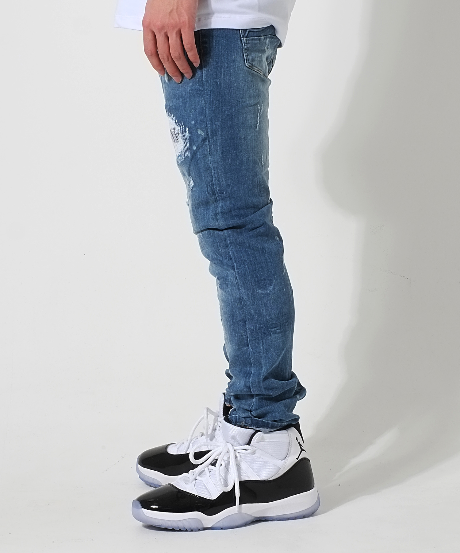 インパーフェクトデニム 24AW JEANS TYPE D：ブリーチデニムパンツ インパーフェクトデニム 24AW JEANS TYPE D：ブリーチデニムパンツ