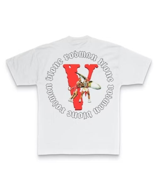 トップスVLONE RODMAN ASAP BARI Tシャツ ホワイト Lサイズ