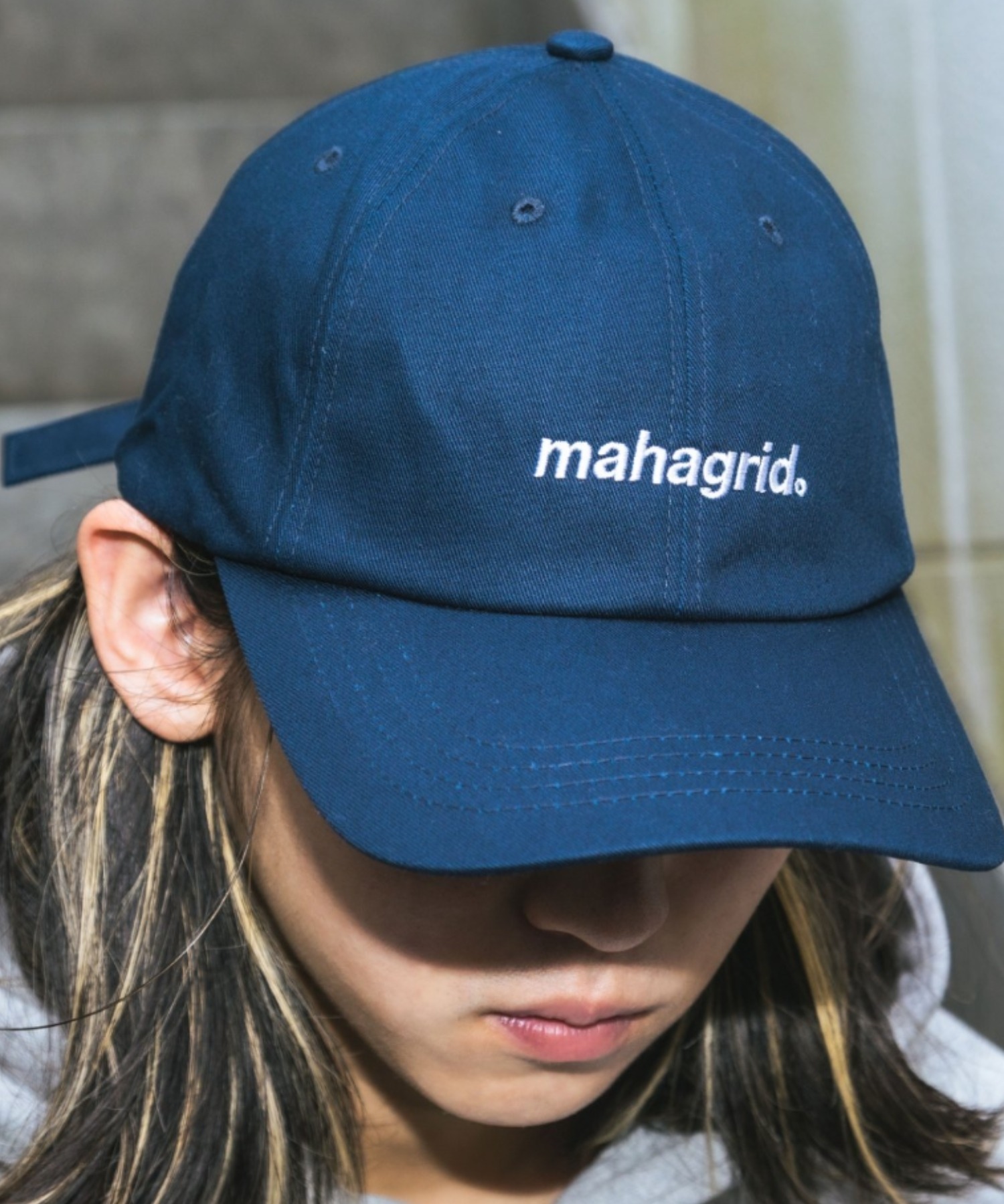 『mahagrid/マハグリッド』BASIC LOGO BALL CAP/ベーシックデザイン ボールキャップ