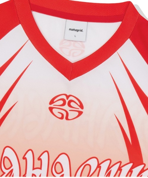 [ MAHAGRID]★24SS★韓国人気★TRIBAL JERSEY TEE mahagrid/マハグリッド』TRIBAL RACING JERSEY/レーシング