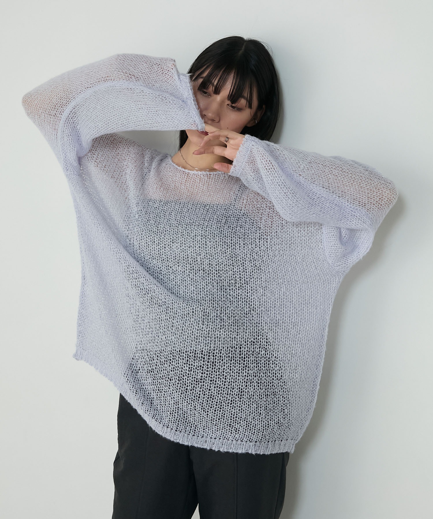 forksy.】ローゲージシアーニットプルオーバー forksy.│MONO-MART