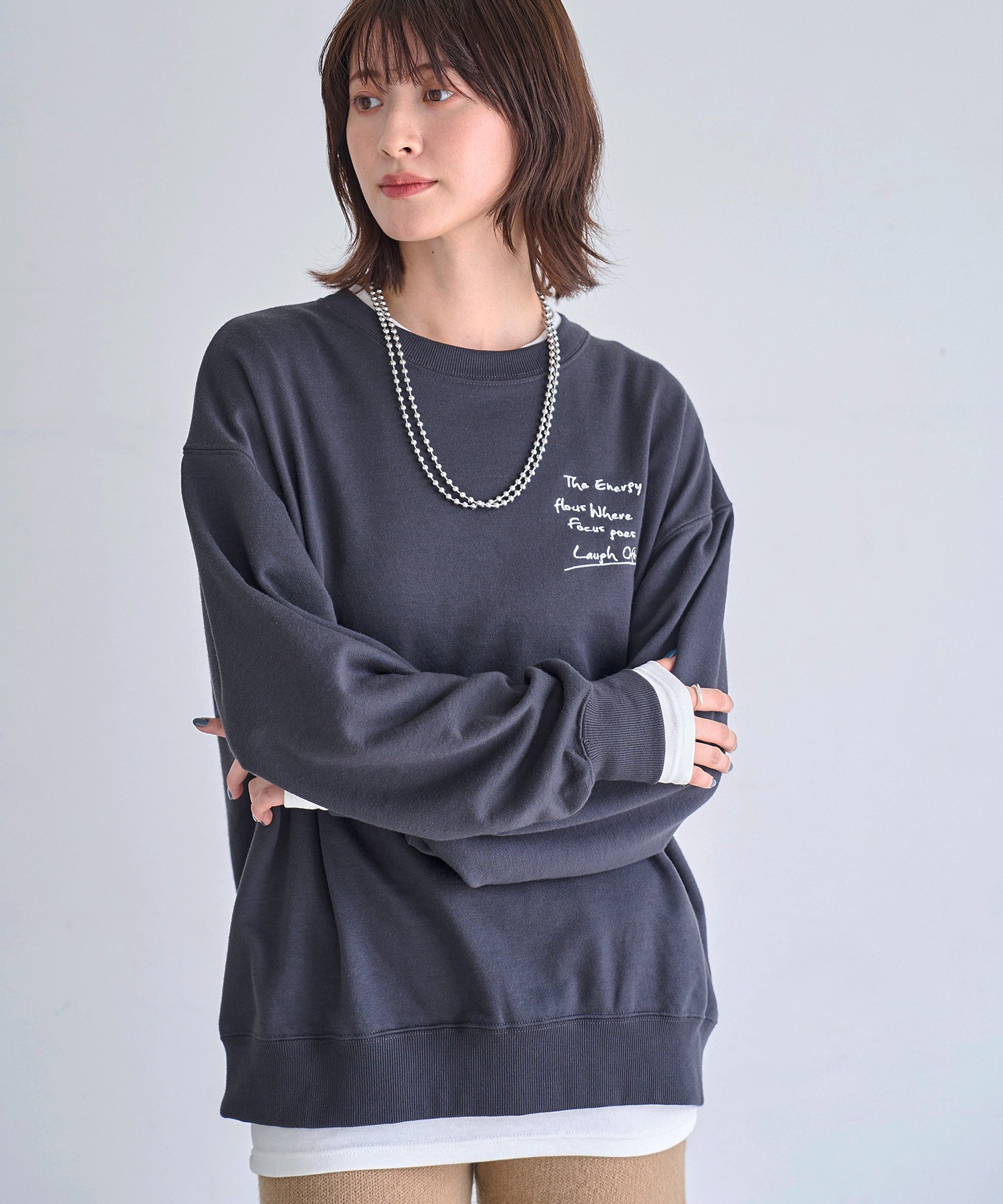 model：H166　着用サイズ：F