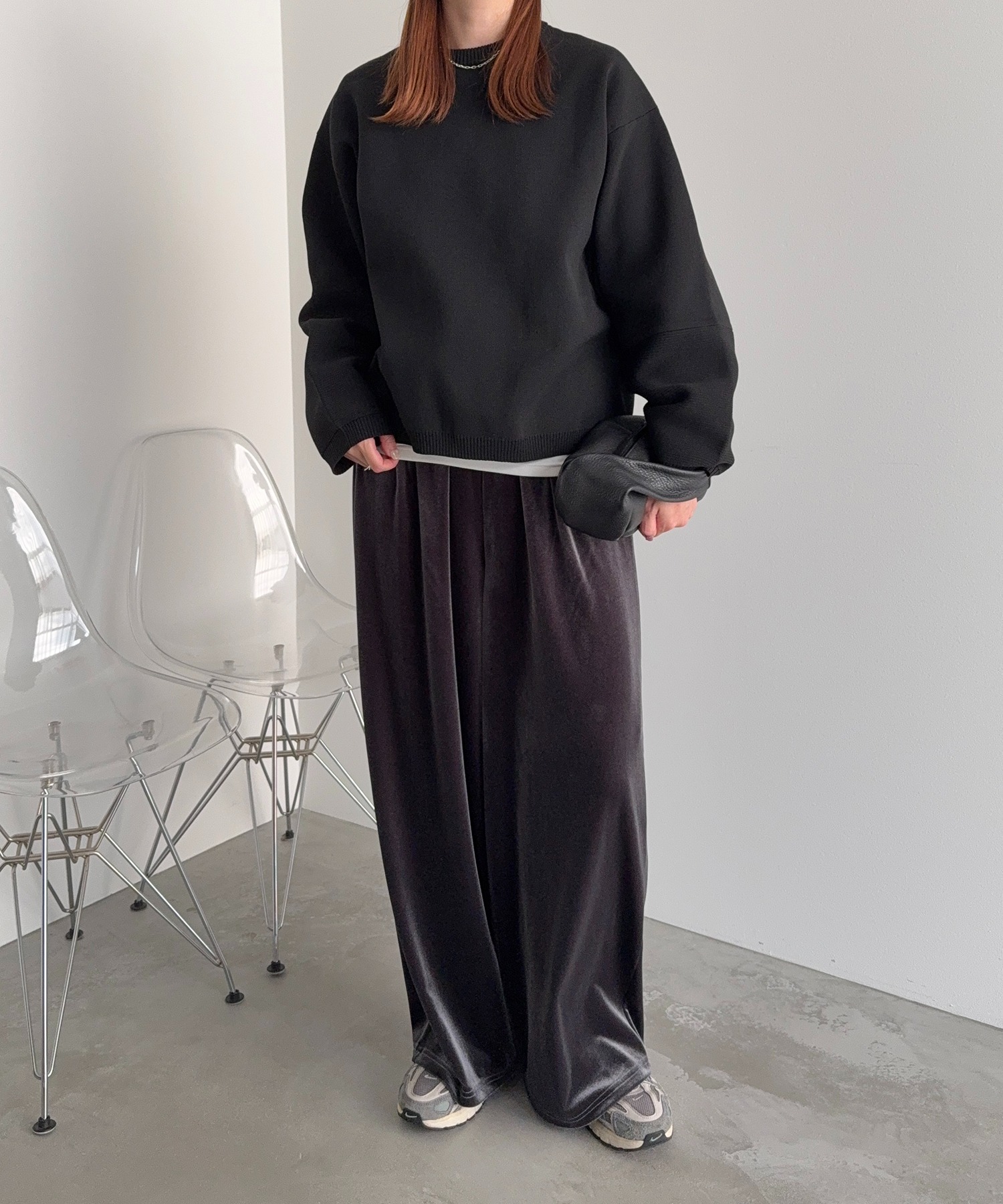 model：H166　着用サイズ：F