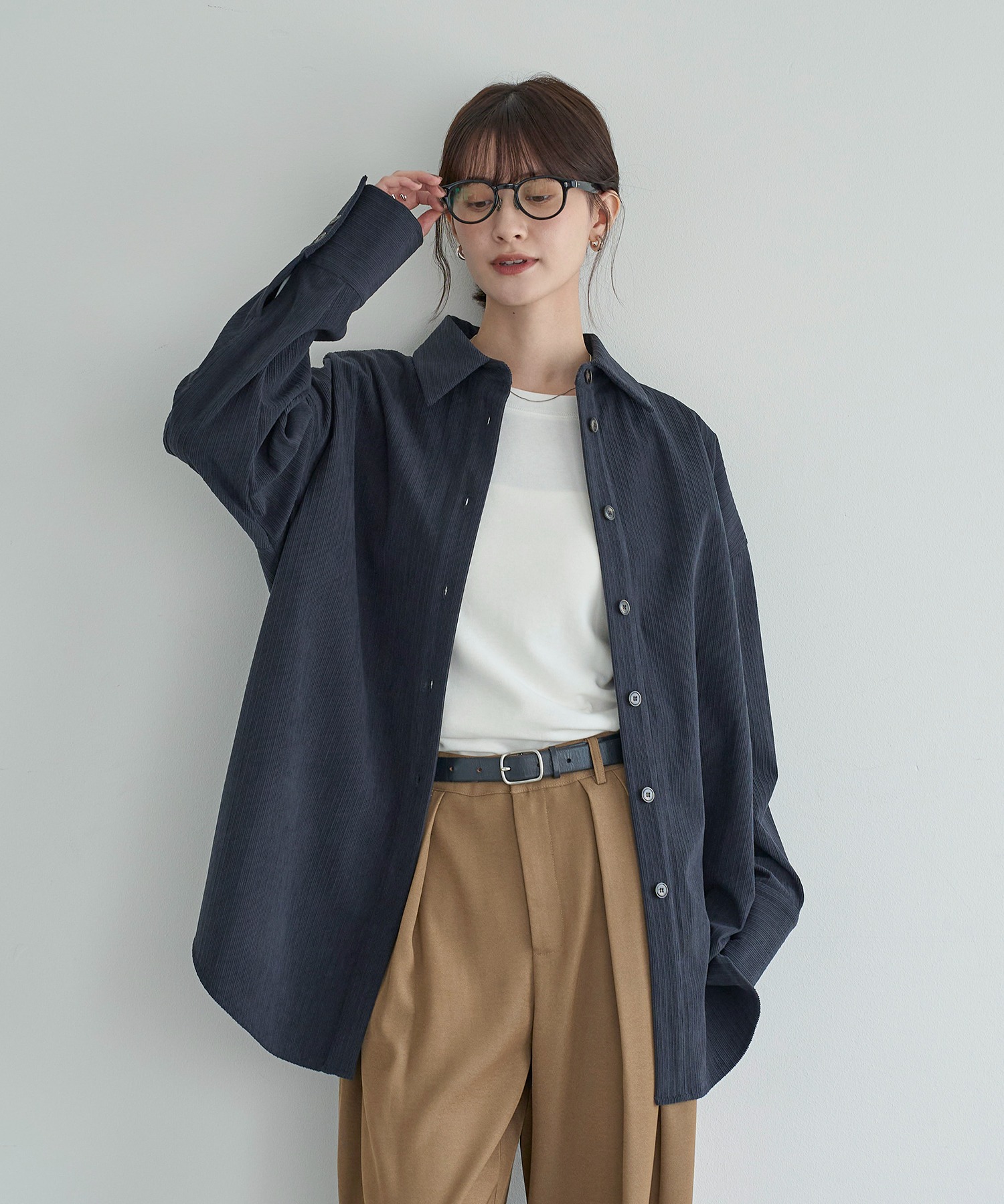 model：H166　着用サイズ：F