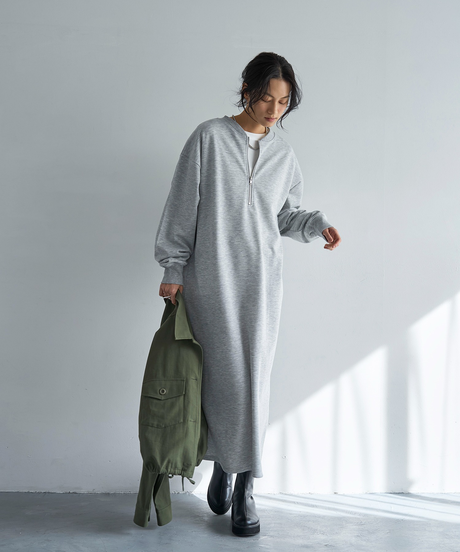 model：H165　着用サイズ：F