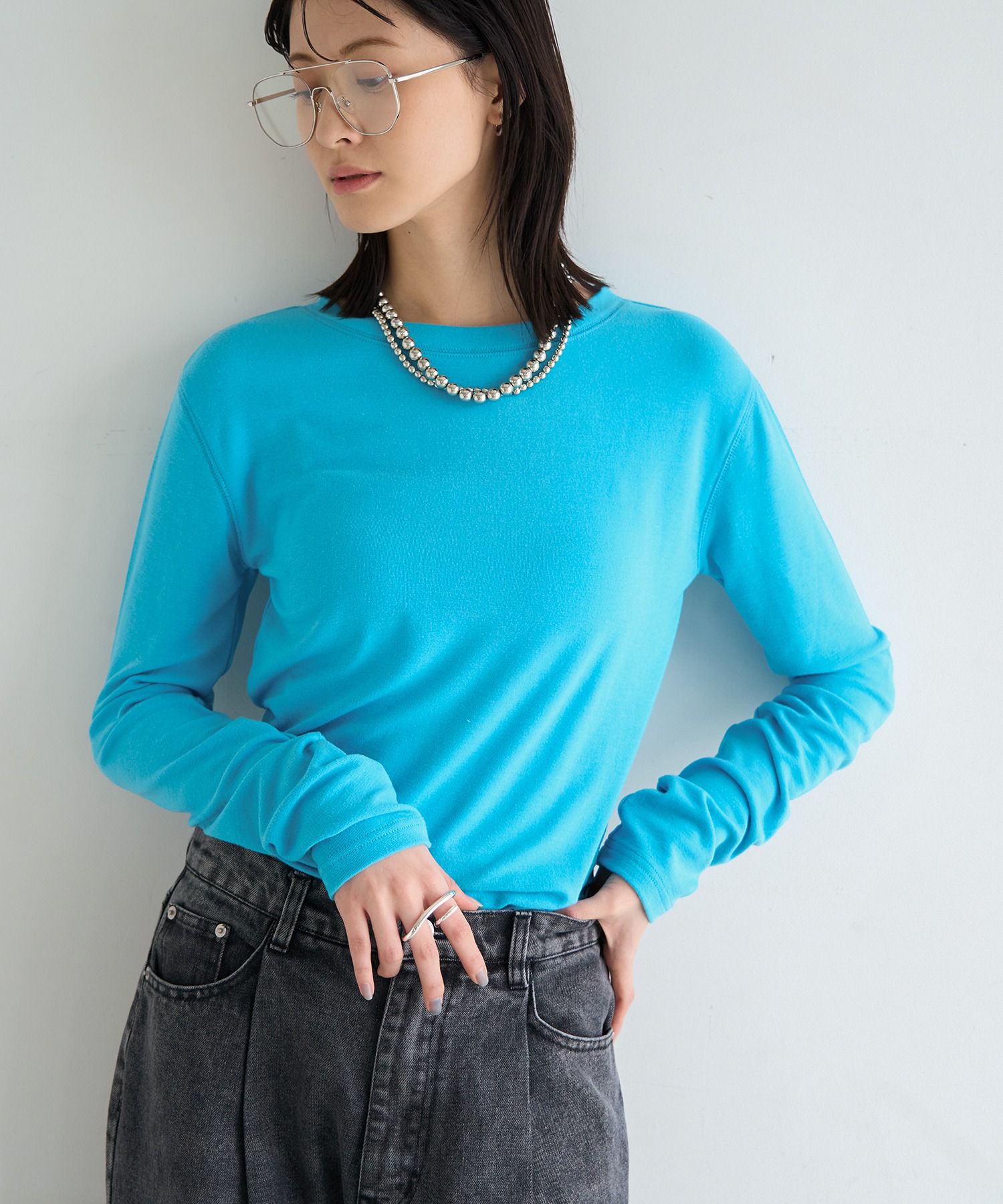 model：H166　着用サイズ：F