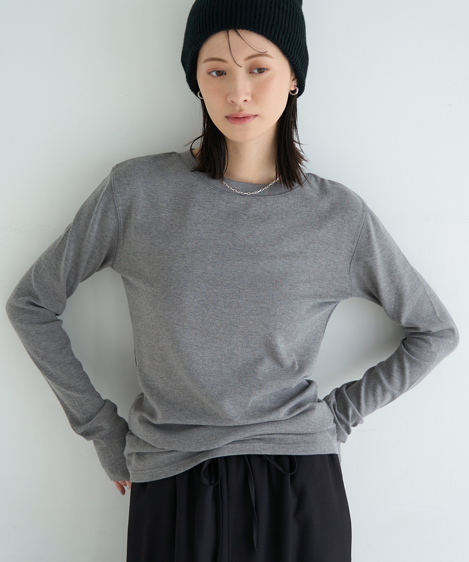 model：H166　着用サイズ：F