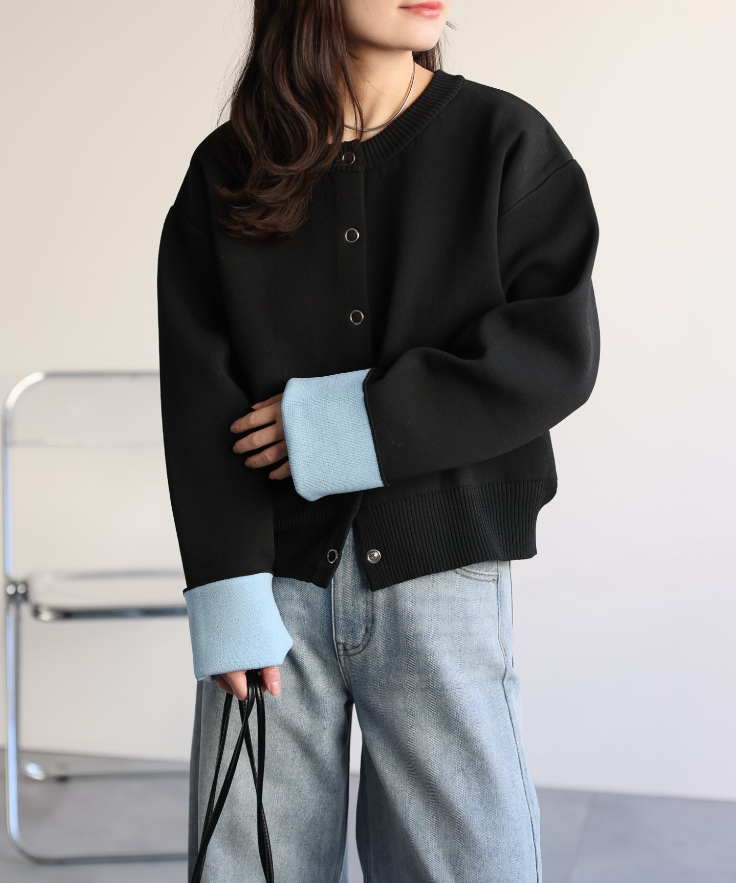 model：156cm 着用サイズ：FREE