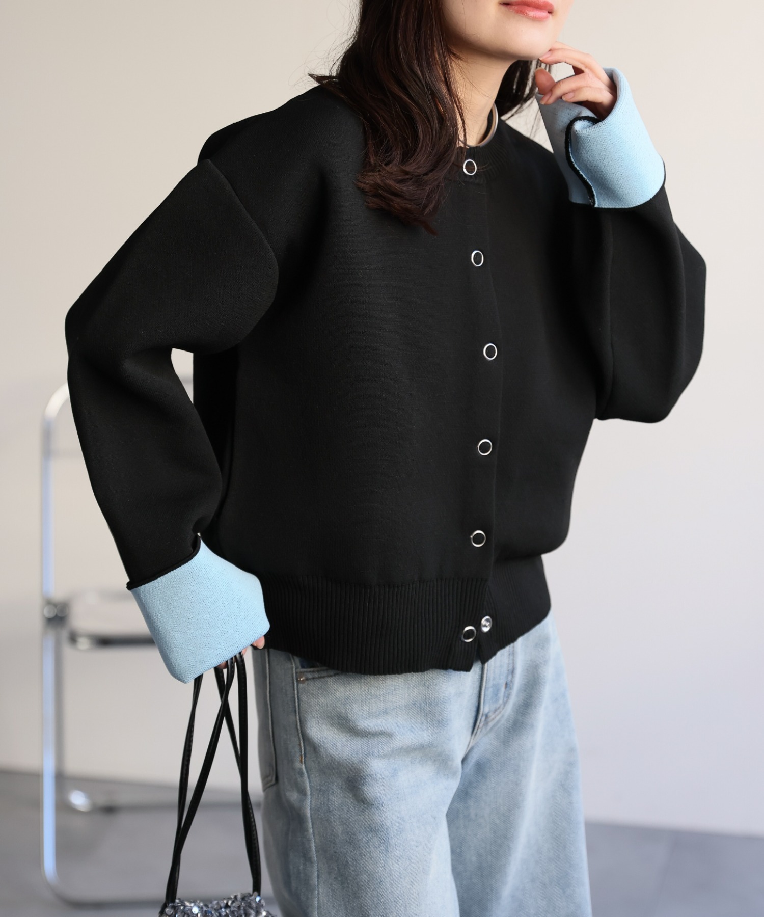 model：156cm 着用サイズ：FREE