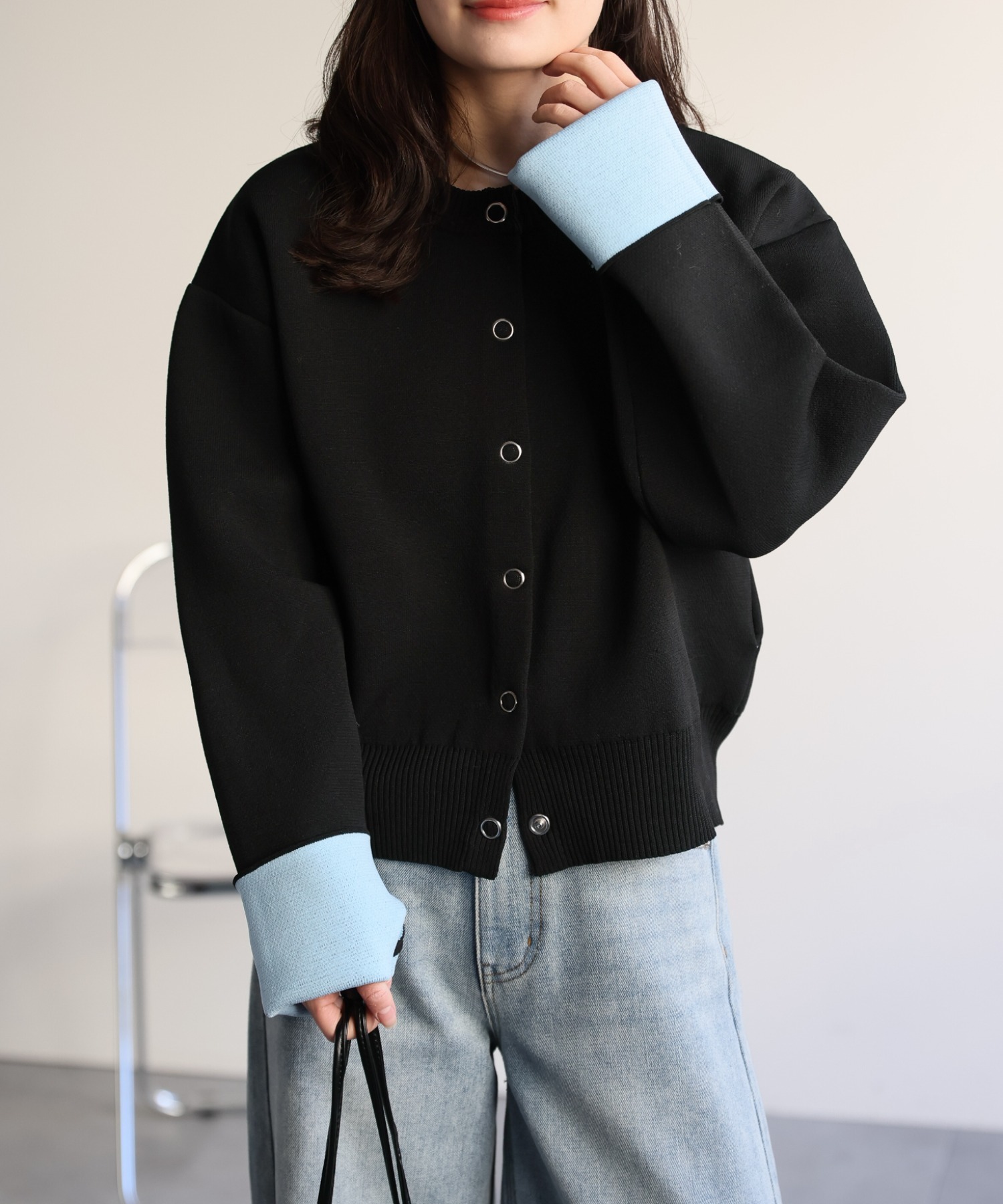 model：156cm 着用サイズ：FREE