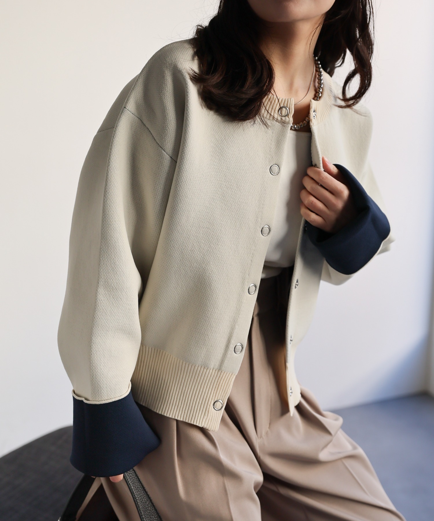 model：156cm 着用サイズ：FREE