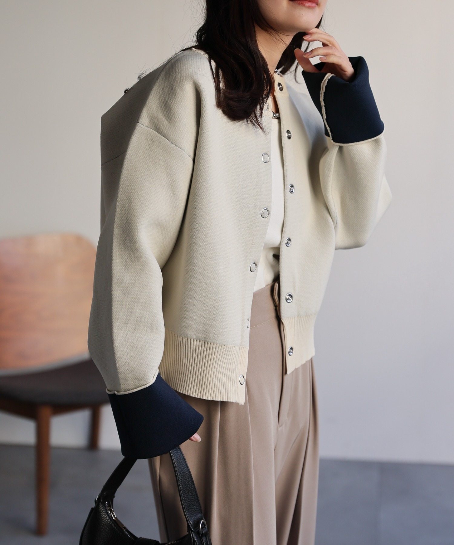 model：156cm 着用サイズ：FREE