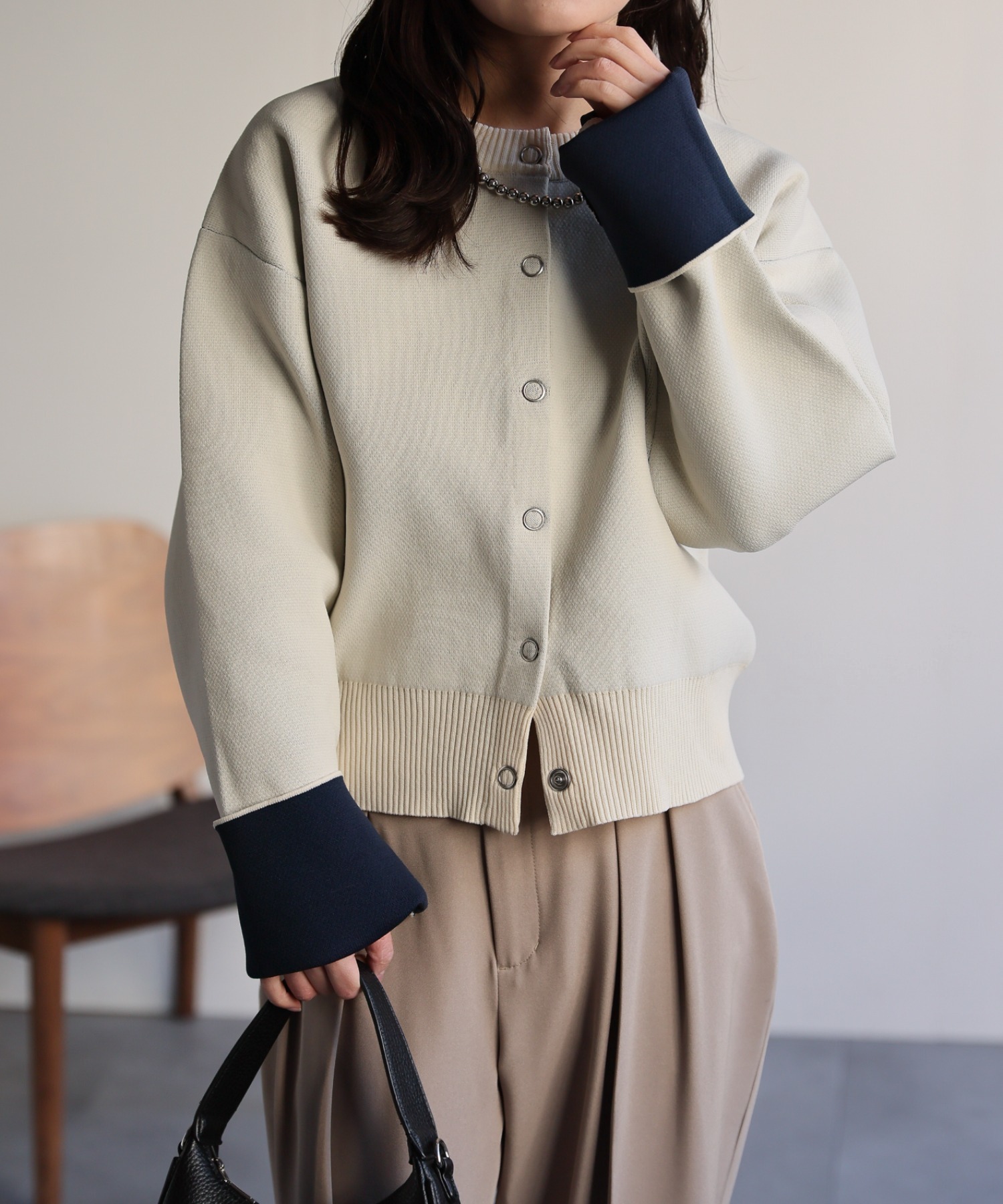 model：156cm 着用サイズ：FREE