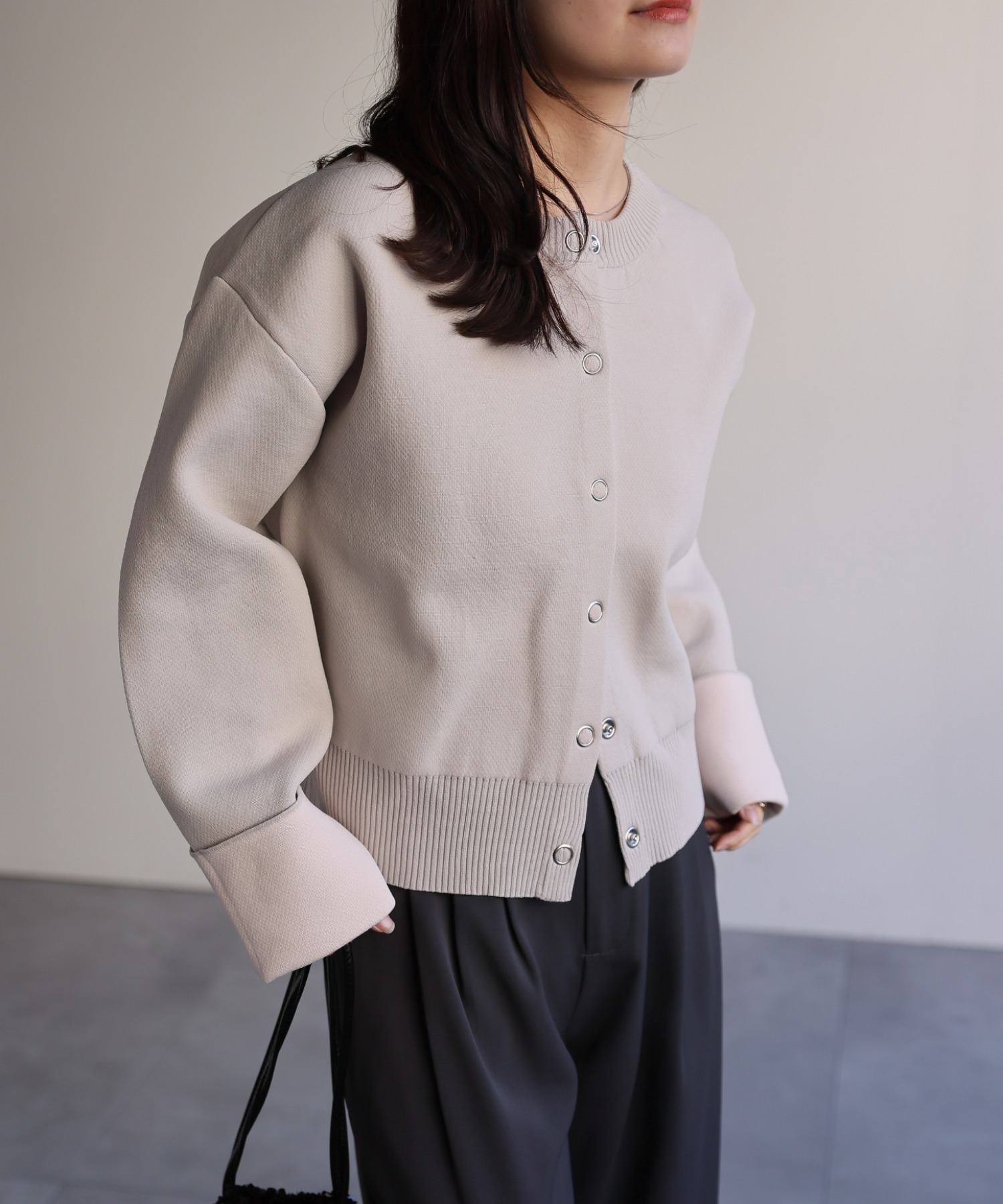 model：156cm 着用サイズ：FREE