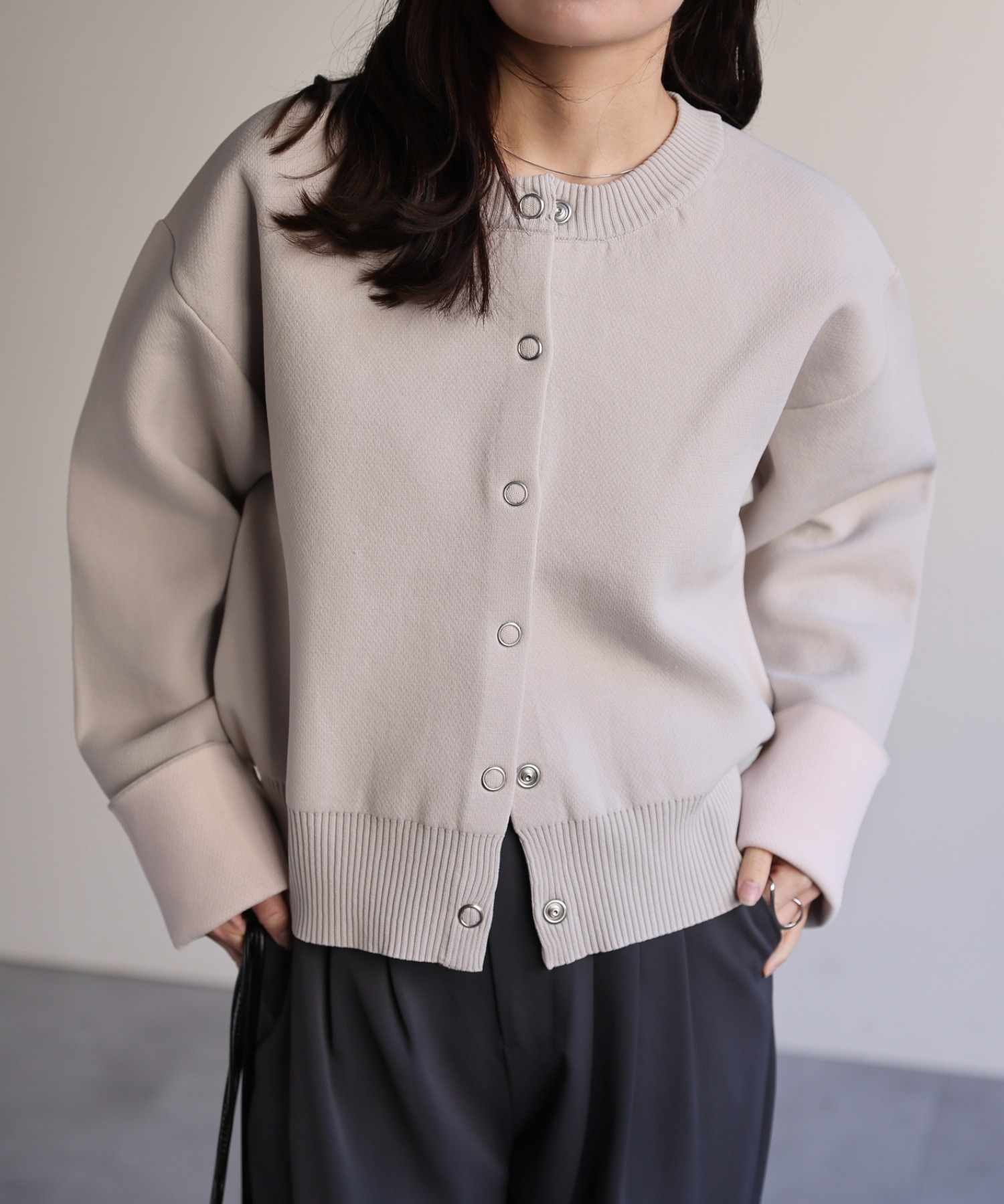 model：156cm 着用サイズ：FREE