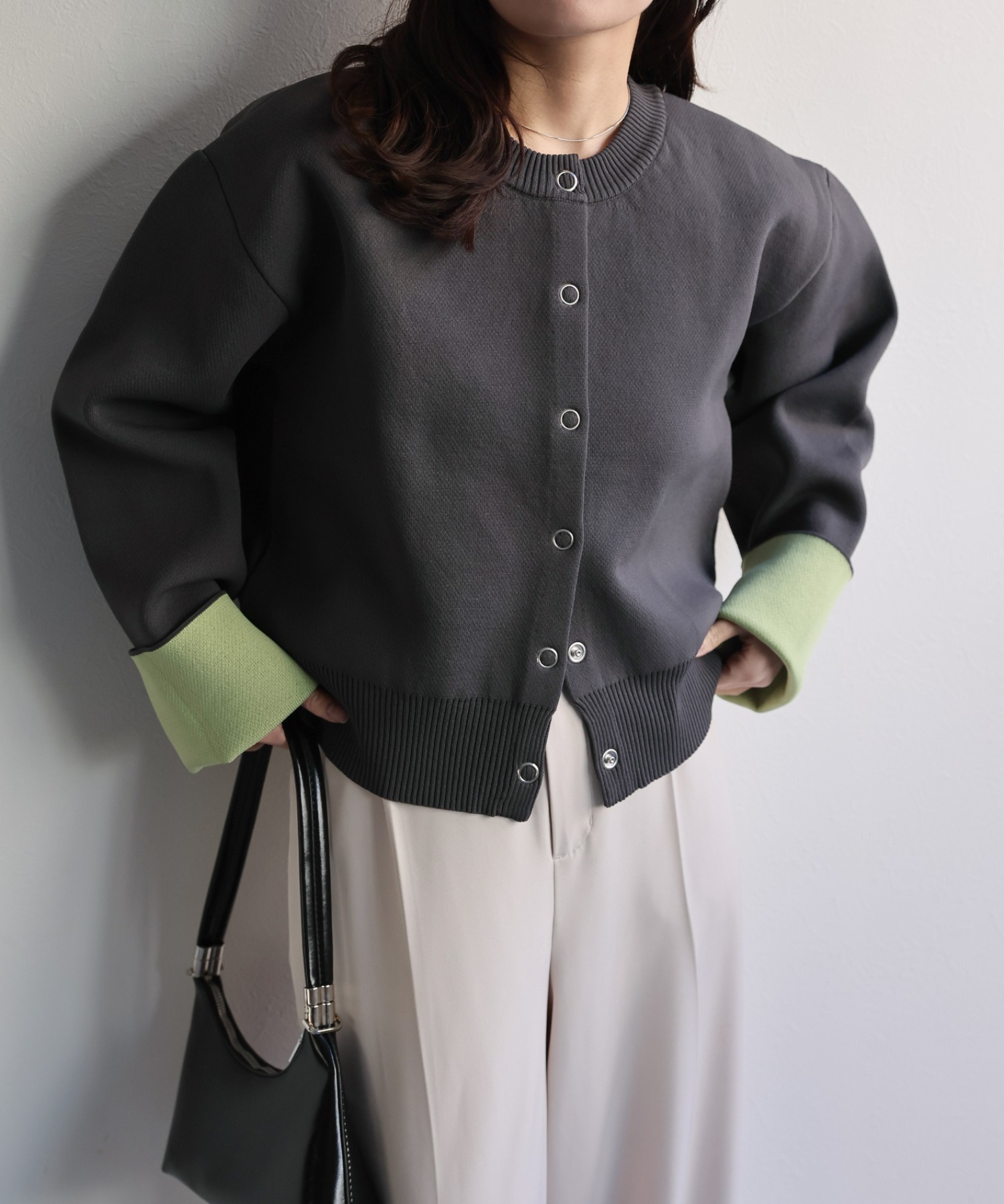 model：156cm 着用サイズ：FREE
