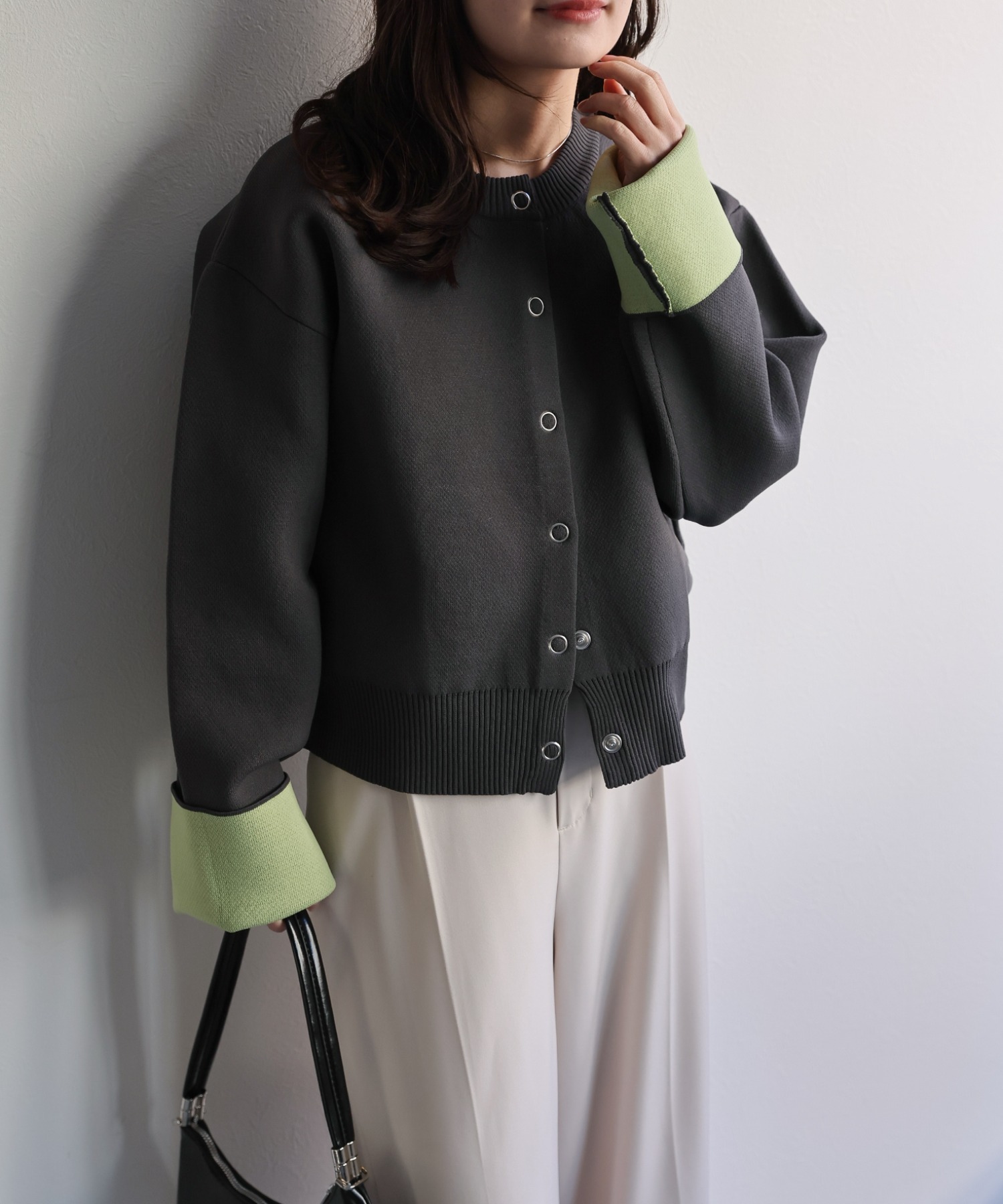 model：156cm 着用サイズ：FREE
