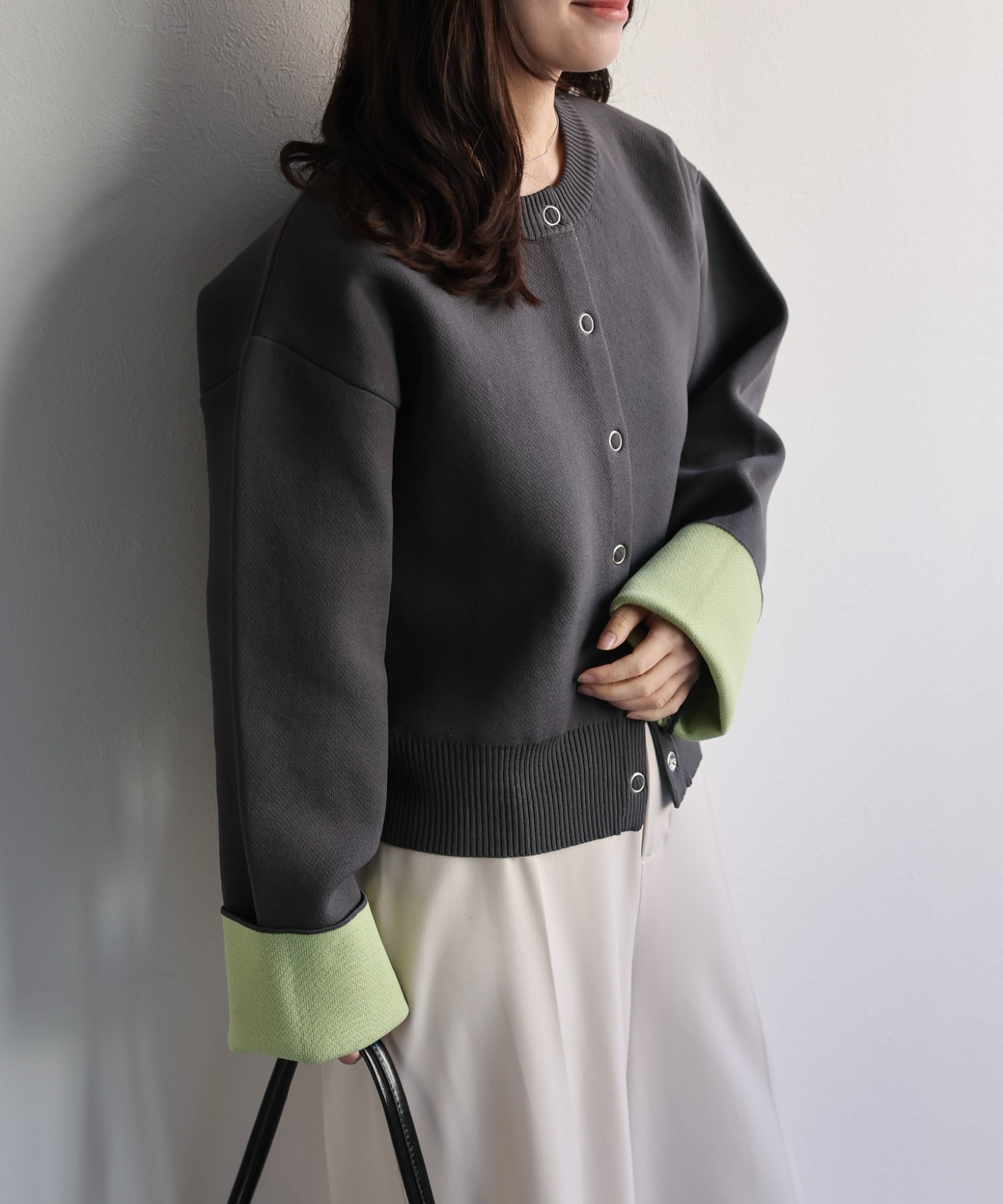 model：156cm 着用サイズ：FREE