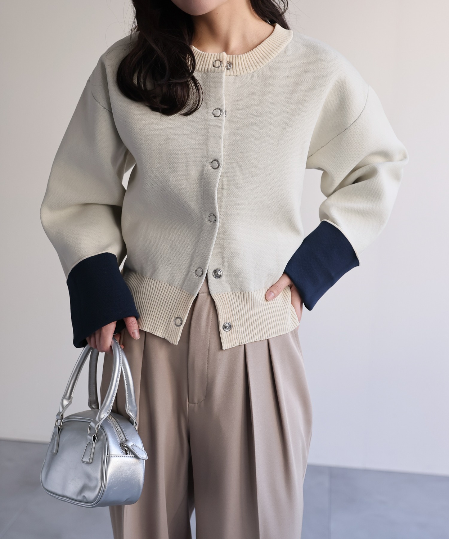 model：156cm 着用サイズ：FREE