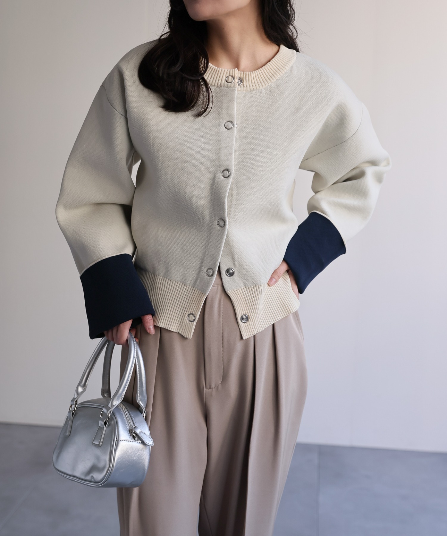model：156cm 着用サイズ：FREE