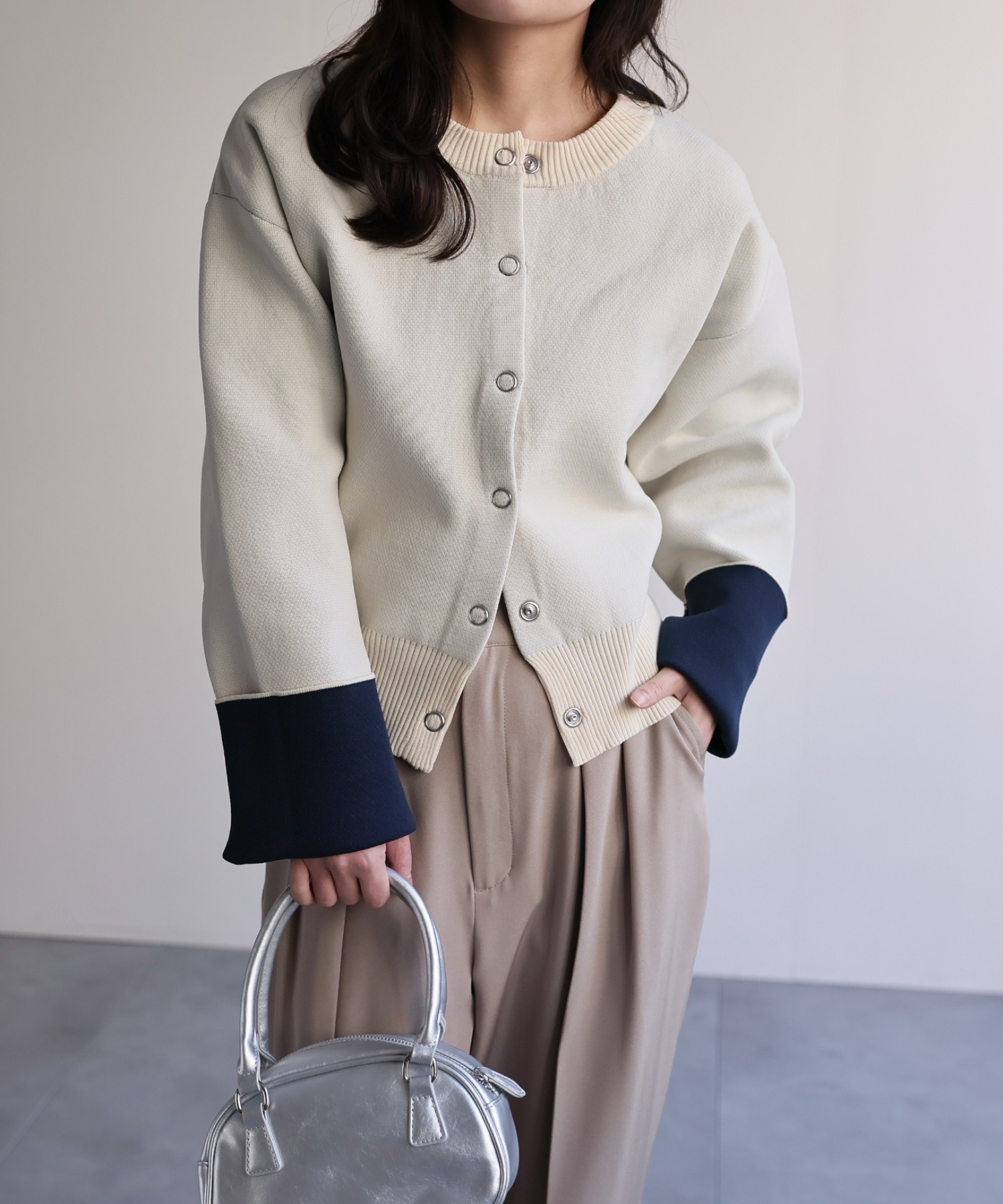 model：156cm 着用サイズ：FREE