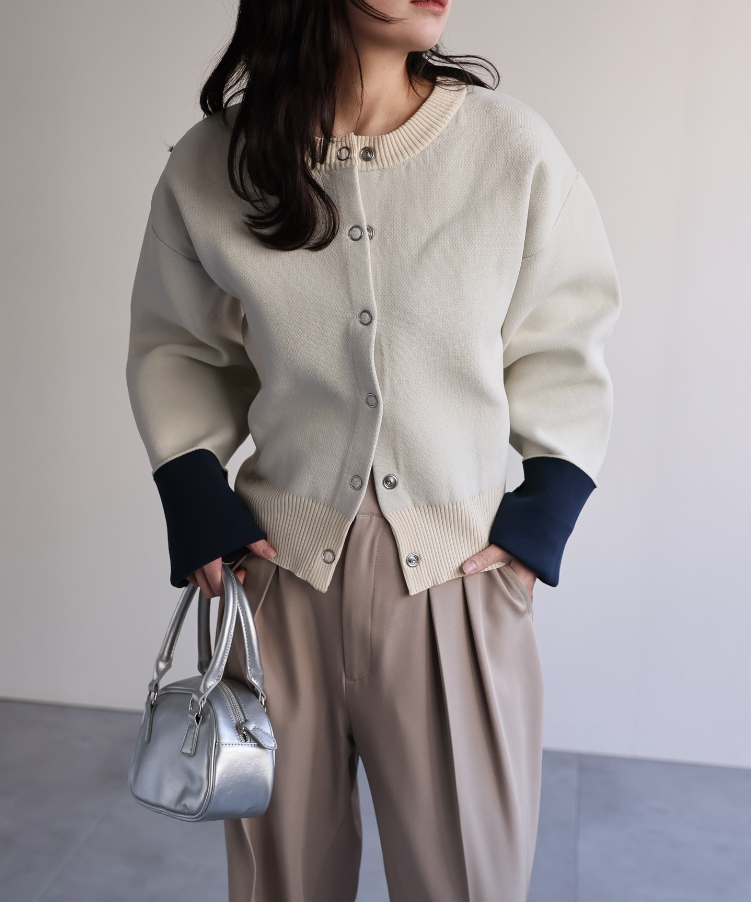 model：156cm 着用サイズ：FREE