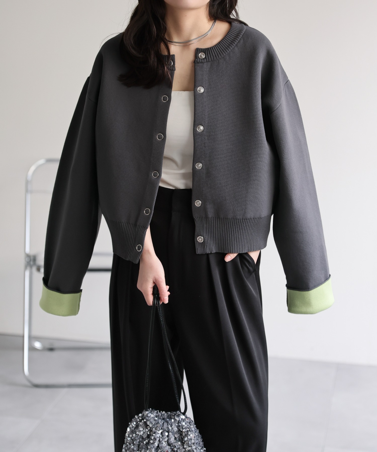 model：156cm 着用サイズ：FREE