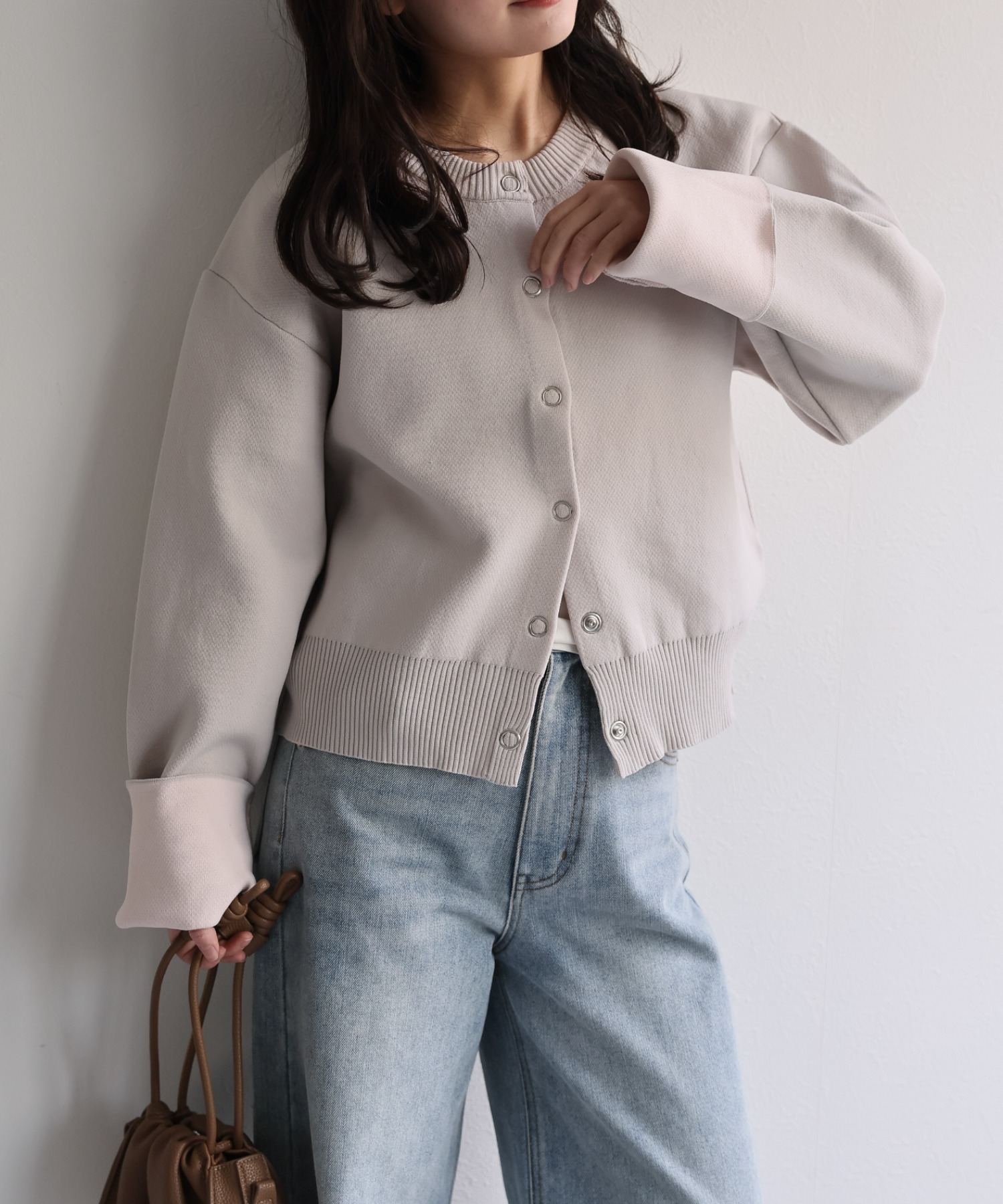 model：156cm 着用サイズ：FREE