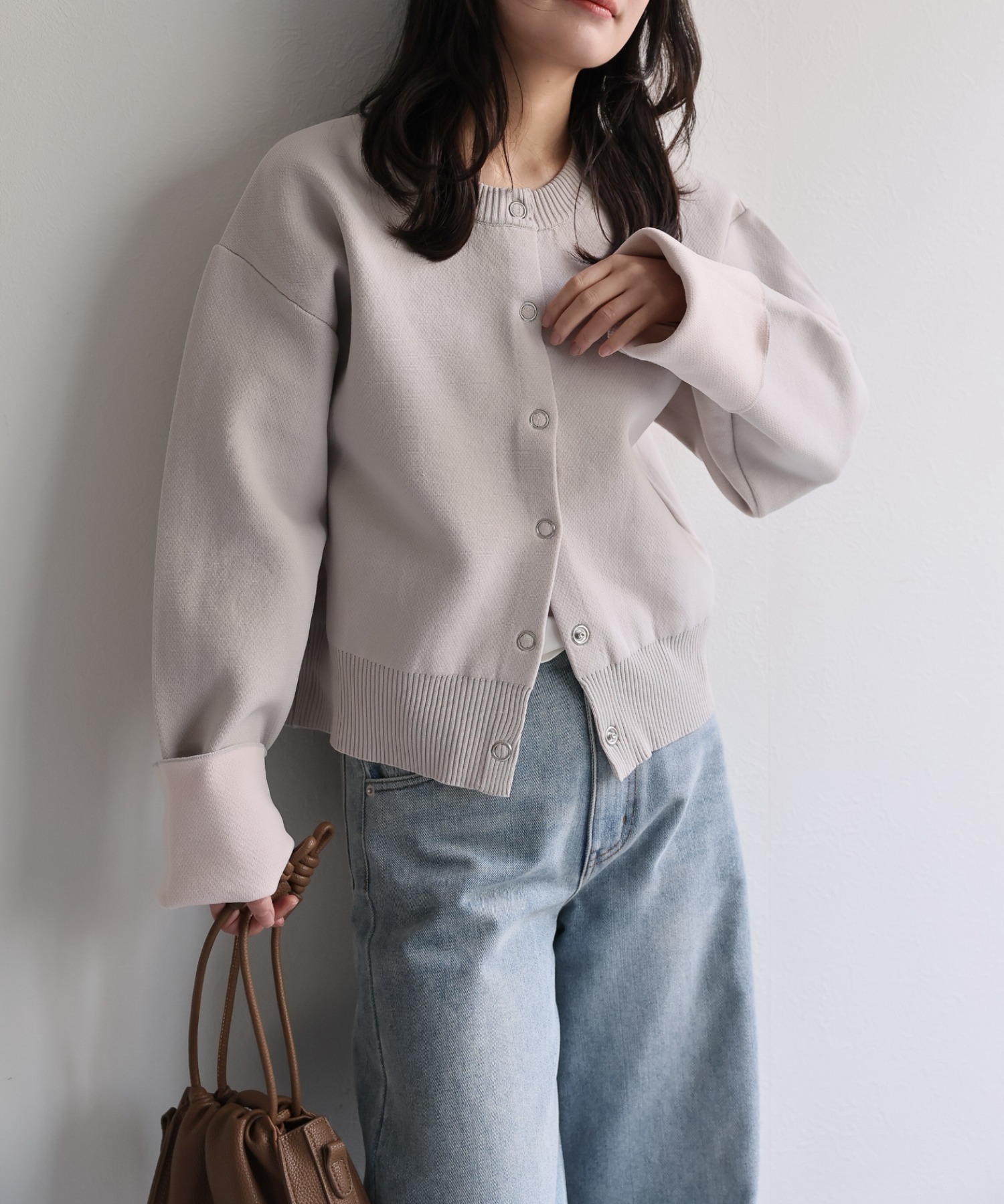 model：156cm 着用サイズ：FREE