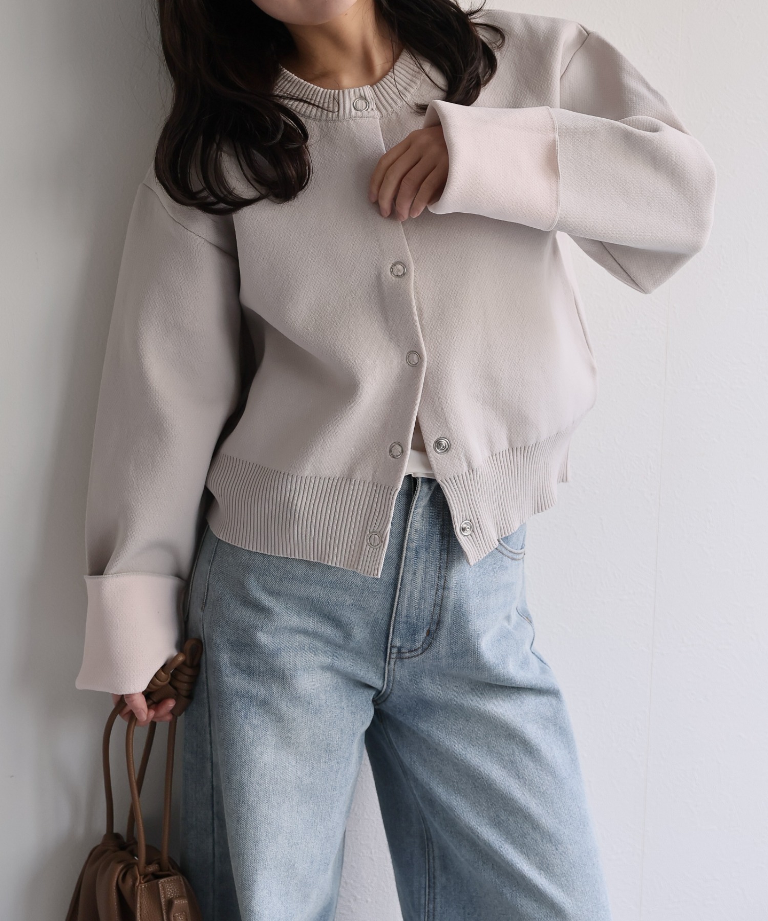 model：156cm 着用サイズ：FREE
