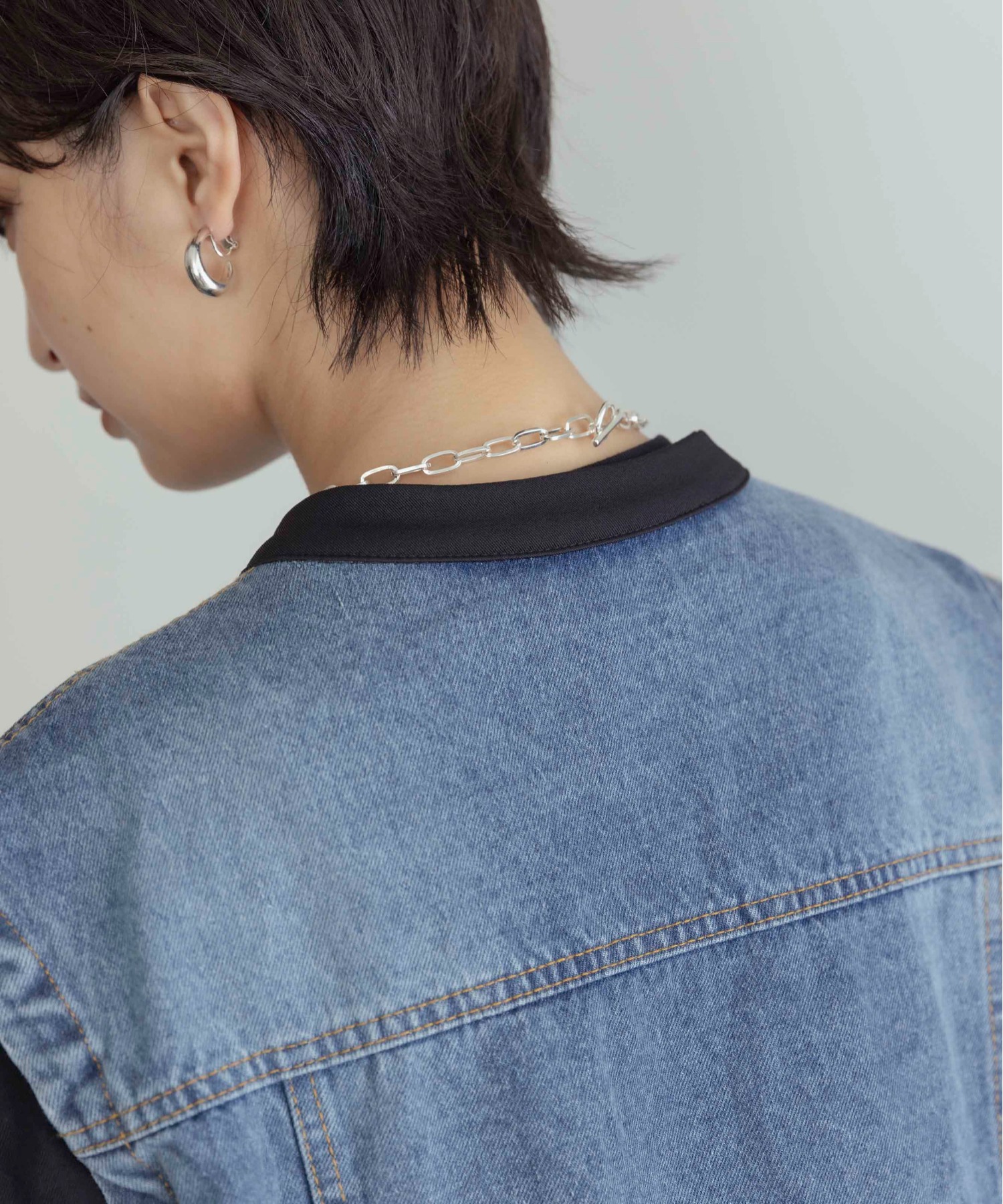 ヘムフリルデニムベスト Eimee Law│Eimee Law & LHELBIE 公式