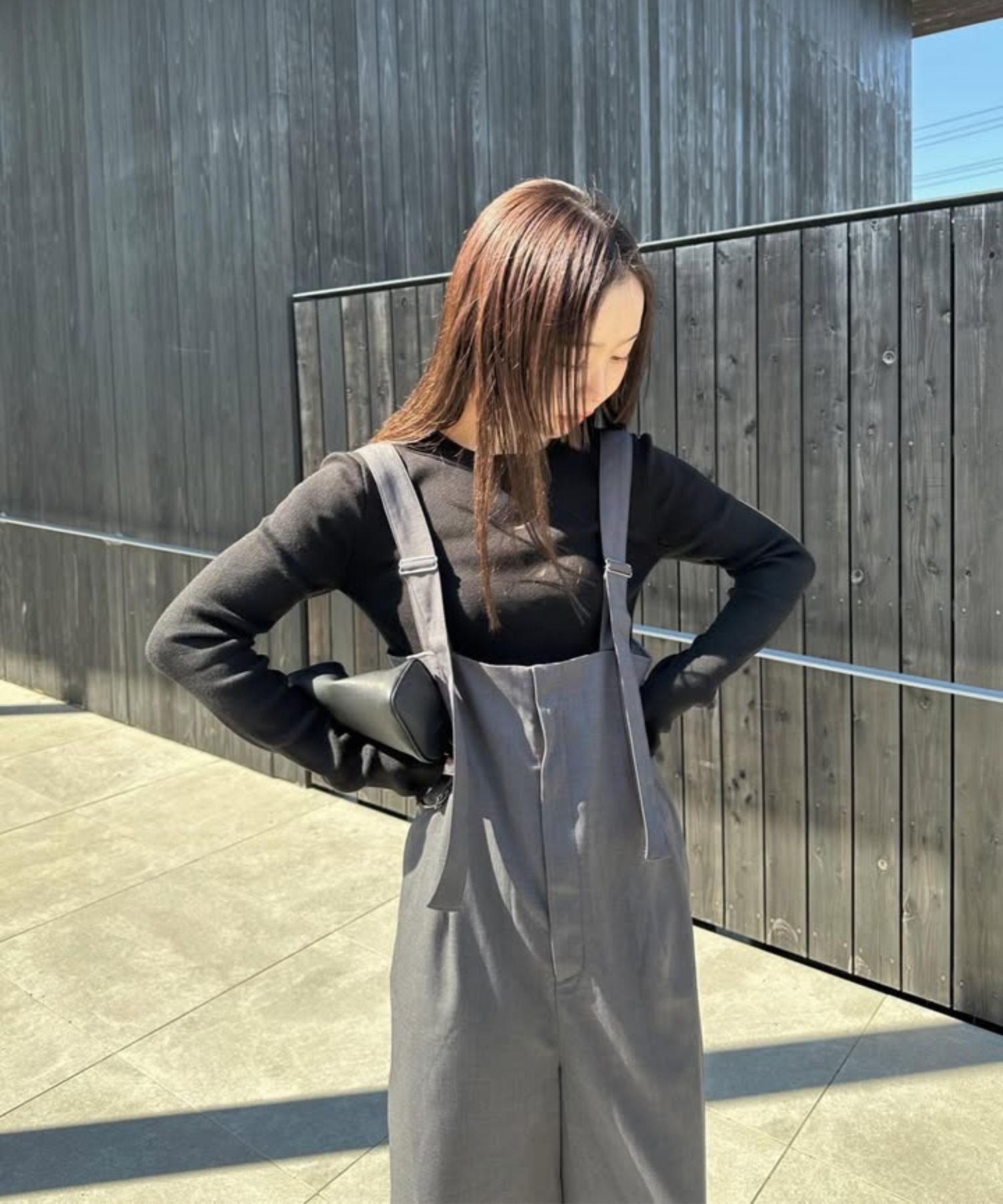 model：H159 着用サイズ：FREE
