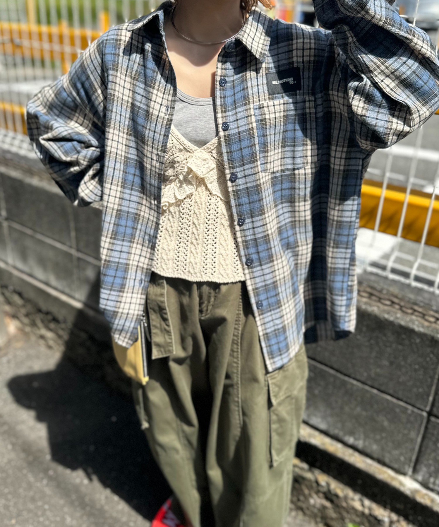 ブルー
model:154cm 着用サイズ:FREE