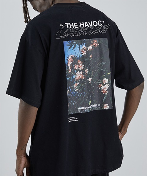 花柄 プリントTシャツ HC21S05【Harsh and Cruel】 HARSH AND CRUEL