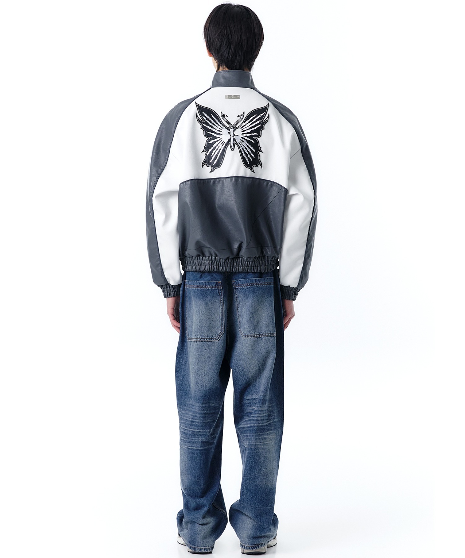 OY/オーワイ』VEGAN LEATHER BUTTERFLY BIKER JACKET/バタフライバイカージャケット OY│A'GEM/9×.KOM【公式】｜韓国・ストリートブランド通販サイト  エージェムナイン ドットケーオーエム