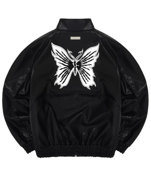 OY/オーワイ』VEGAN LEATHER BUTTERFLY BIKER JACKET/バタフライ OY/オーワイ』VEGAN LEATHER BUTTERFLY BIKER JACKET/バタフライ