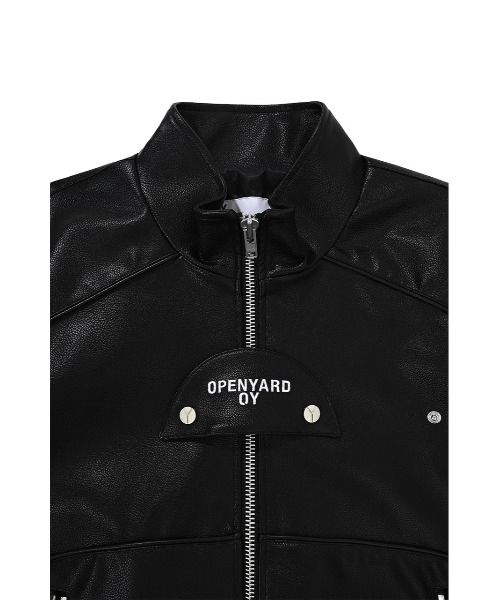 OY/オーワイ』VEGAN LEATHER BUTTERFLY BIKER JACKET/バタフライ