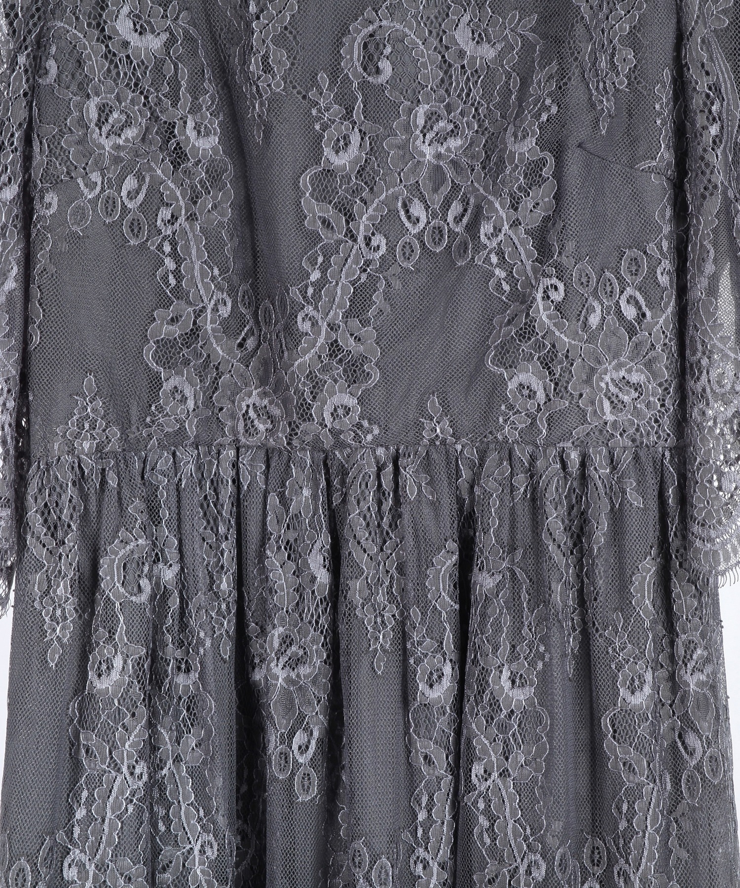 500円引きクーポン Dress Starレーススタンドカラーワンピースドレスパーティードレス