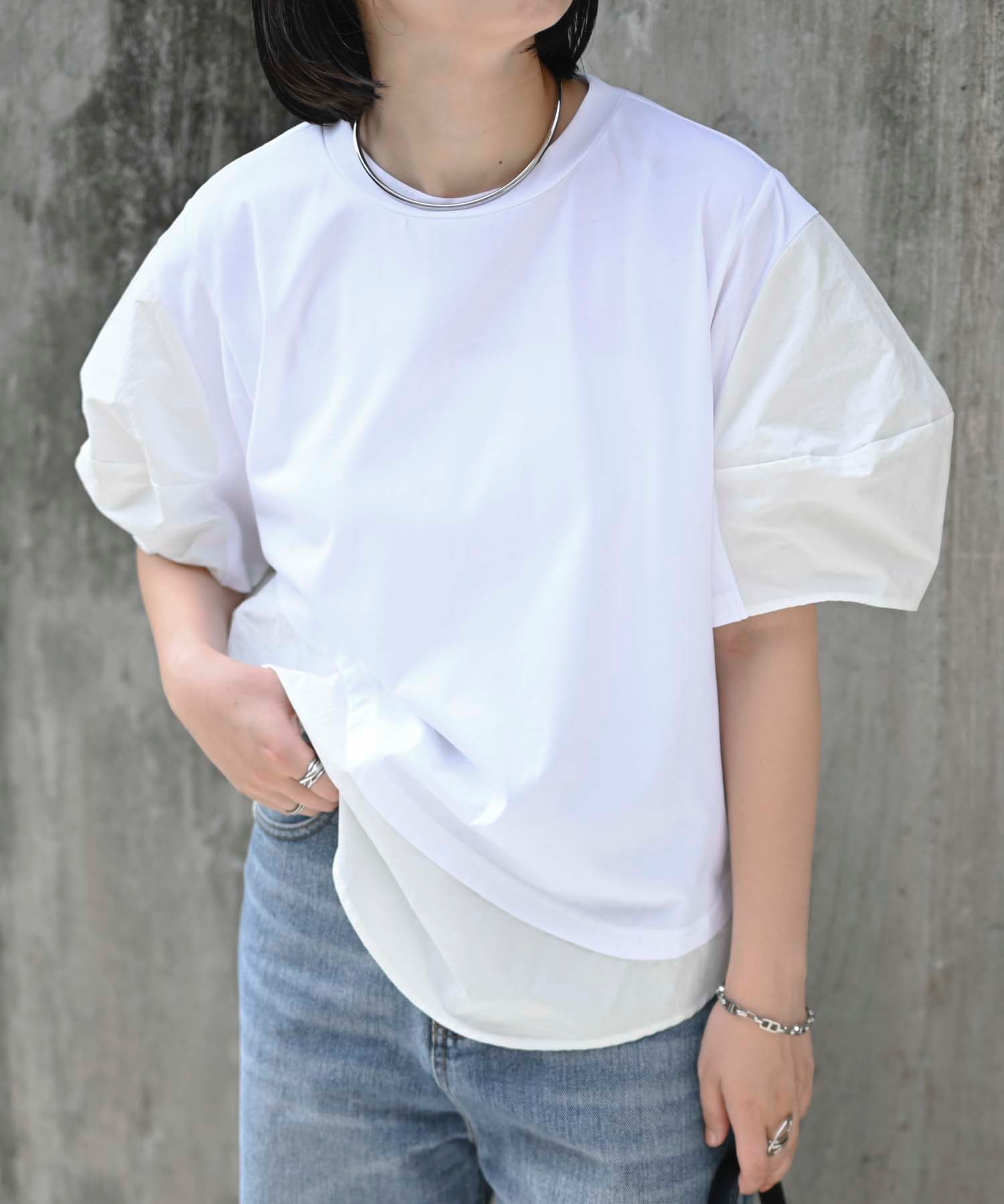 model:H163  着用サイズ:M