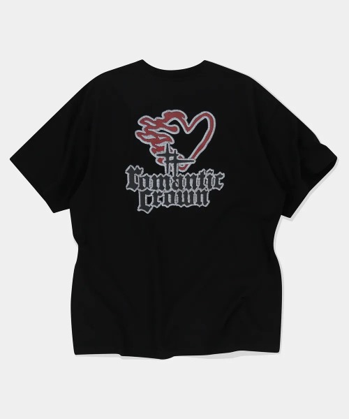【ロマンティッククラウン】美品 半袖シャツ 韓国ファッション A'GEM/9 × .kom 『ROMANTIC CROWN/ロマンティック クラウン