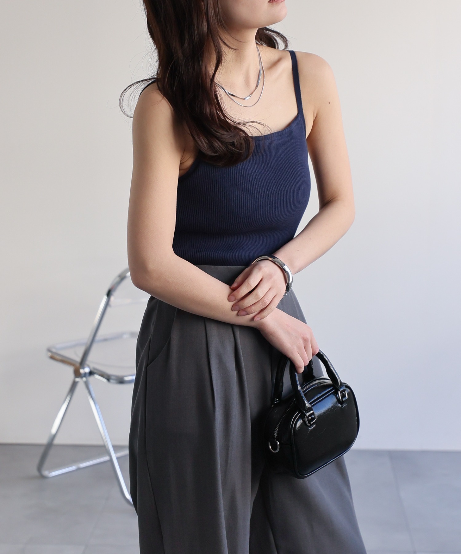 model：156cm 着用サイズ：M