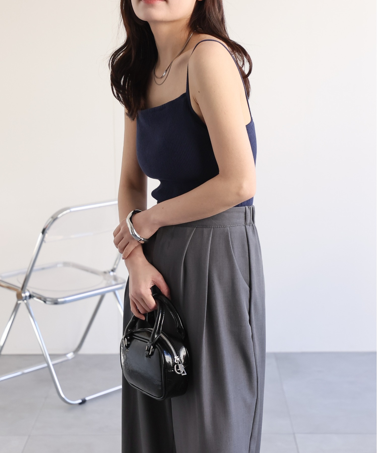 model：156cm 着用サイズ：M