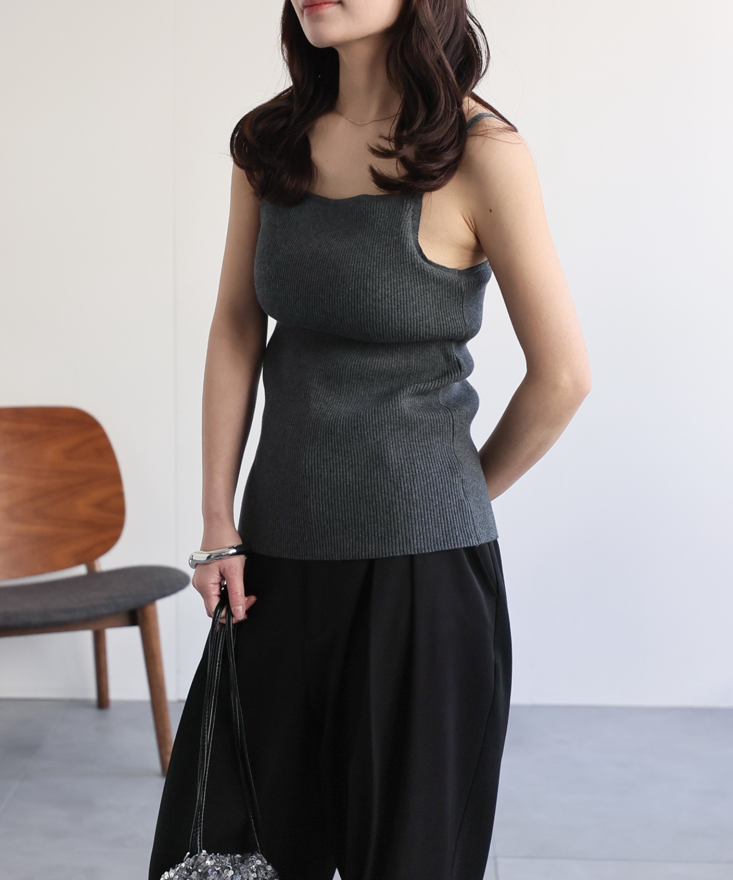 model：156cm 着用サイズ：M