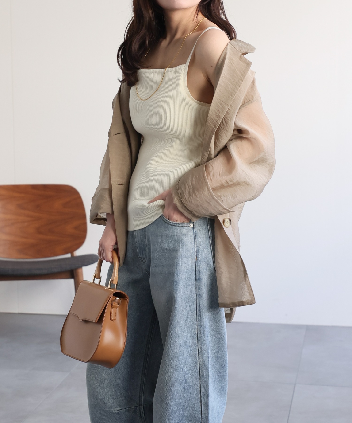 model：156cm 着用サイズ：M
