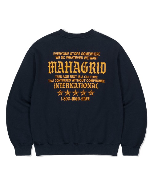 mahagrid/マハグリッド』INTERNATIONAL SWEATSHIRT/インターナショナル mahagrid/マハグリッド』INTERNATIONAL SWEATSHIRT/インターナショナル