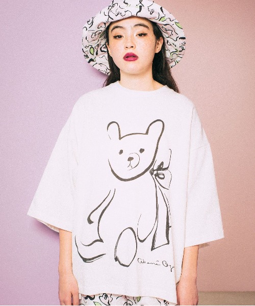Littlesunnybite リトルサニーバイト 予約販売品 Little Sunny Bite Ogura Akane Tee Big Bear