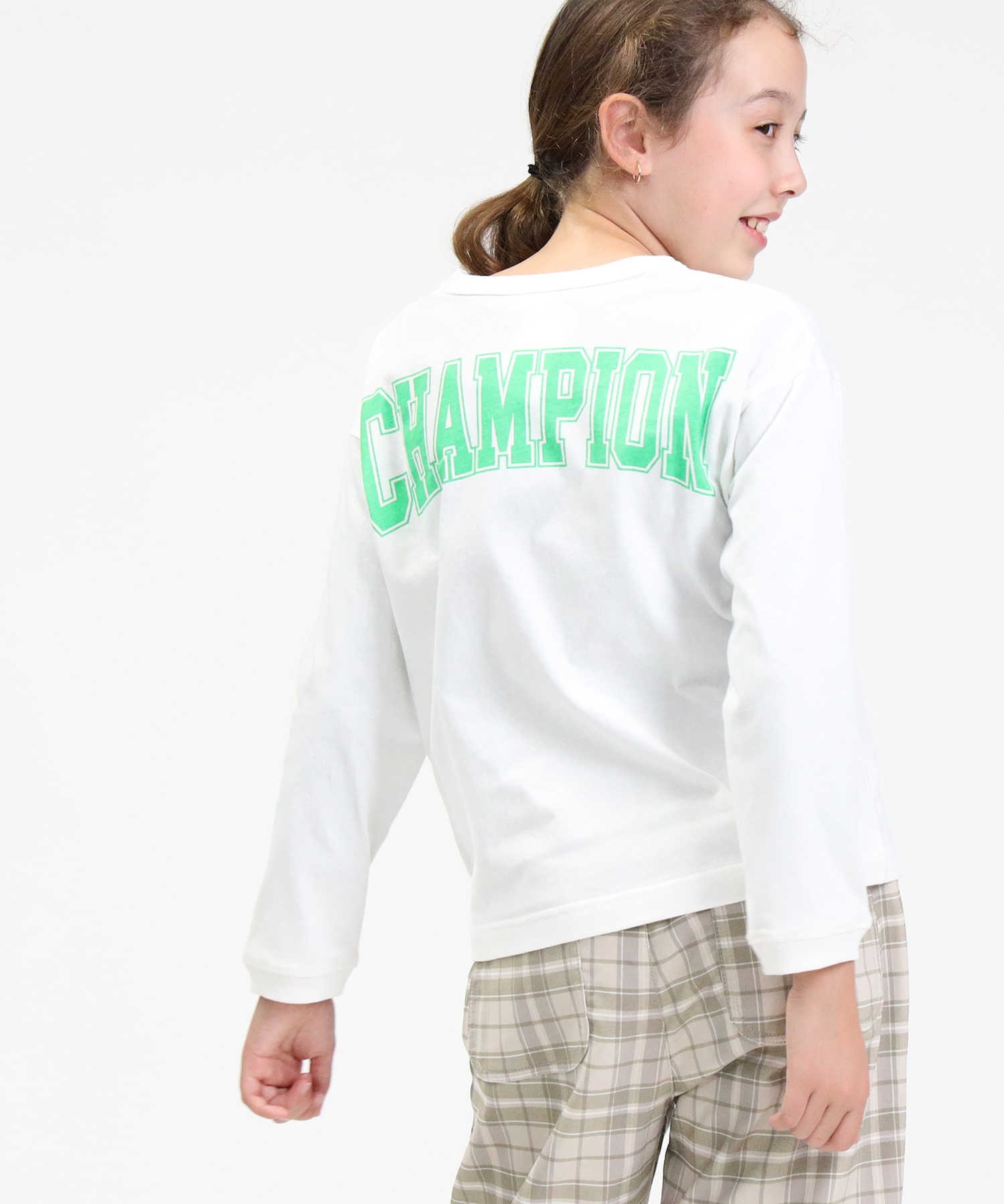 Champion 【SALE／93%OFF】 入園入学祝い ロゴプリントTシャツ